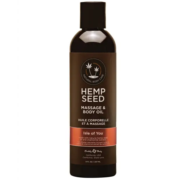 Earthly Body Massage & Body Oil - 8 oz Isle - Massage Products