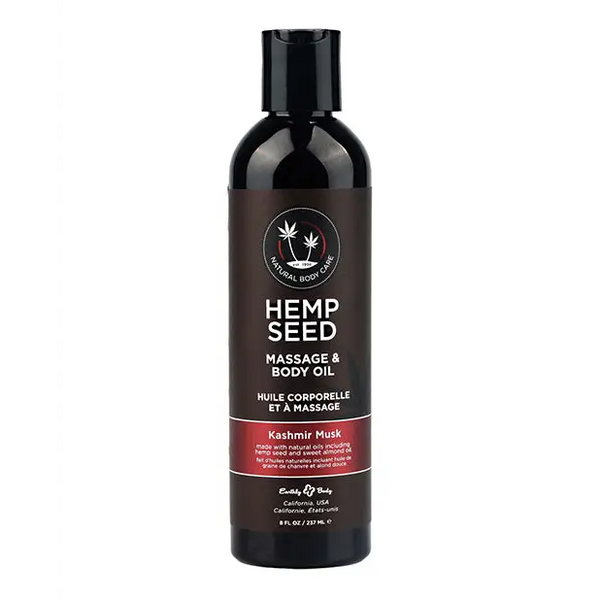 Earthly Body Massage & Body Oil - 8 oz Kashmir Musk - Massage Products