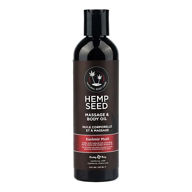 Earthly Body Massage & Body Oil - 8 oz Kashmir Musk - Massage Products