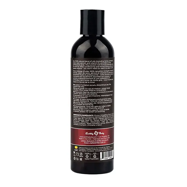 Earthly Body Massage & Body Oil - 8 oz Kashmir Musk - Massage Products
