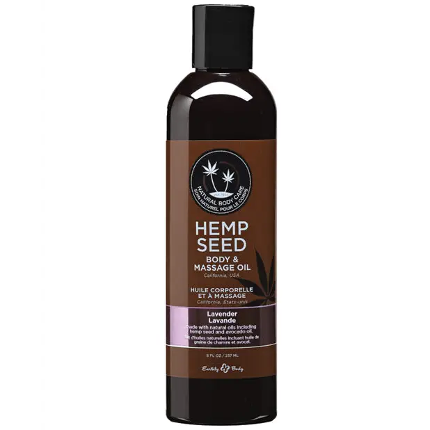 Earthly Body Massage & Body Oil - 8 oz Lavender - Massage Products