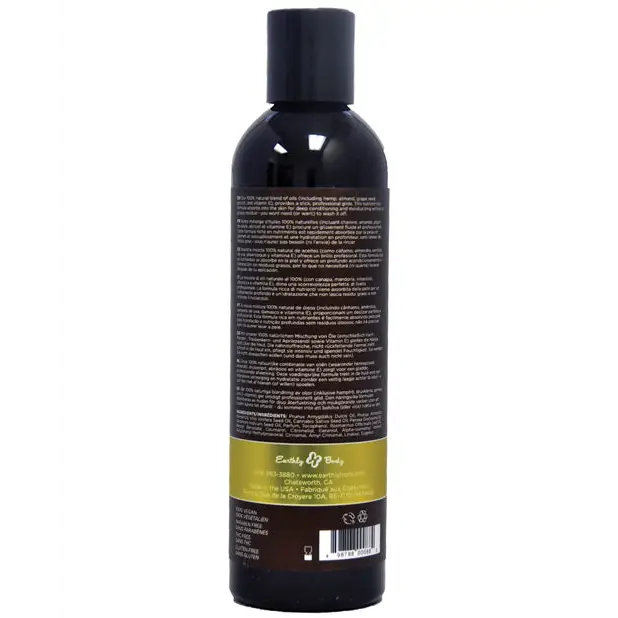 Earthly Body Massage & Body Oil - 8 oz Nag Champa - Massage Products