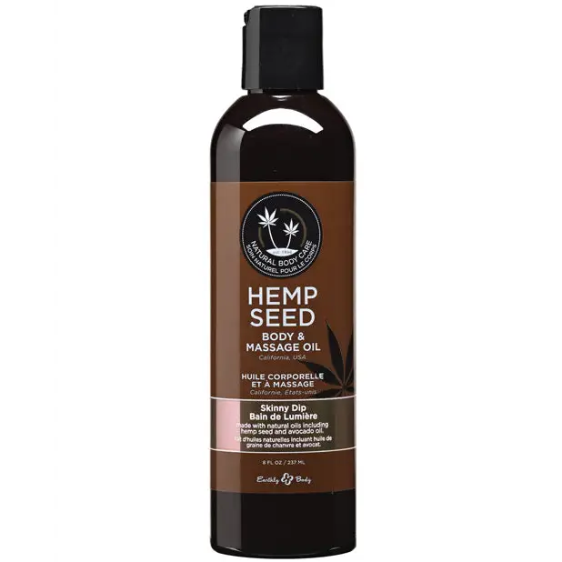 Earthly Body Massage & Body Oil - 8 oz Skinny Dip - Massage Products