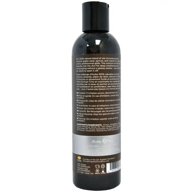 Earthly Body Massage & Body Oil - 8 oz Unscented - Massage Products