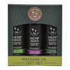 Earthly Body Massage Oil Gift Set - 2 oz Skinny Dip Naked in the Woods & Guavalava - Massage Products