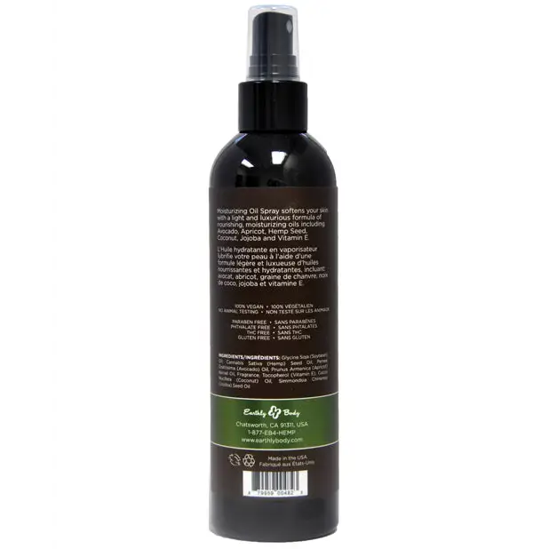 Earthly Body Moisturizing Oil Spray - 8 oz Guavalava - Massage Products