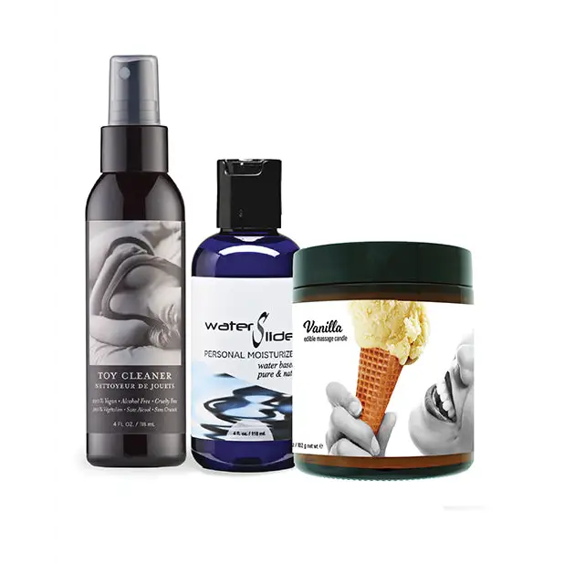 Earthly Body Play & Pleasure Gift Set - Asst. Vanilla - Setting The Mood