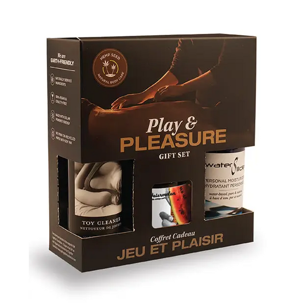Earthly Body Play & Pleasure Gift Set - Asst. Watermelon - Setting The Mood