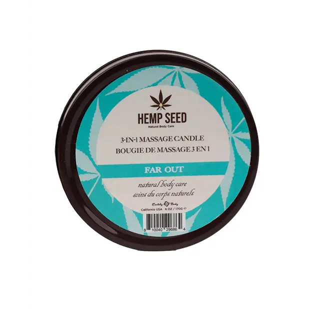 Earthly Body Summer 2024 3 in 1 Massage Candle - 6 oz Far - Setting The Mood