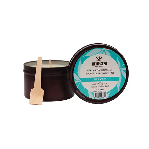 Earthly Body Summer 2024 3 in 1 Massage Candle - 6 oz Far - Setting The Mood