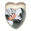 Earthly Body Suntouched Hemp Edible Candle - 4.7 oz Heart Tin Peppermint - Setting The Mood