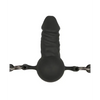 Easy Toys Ball Gag w/Silicone Dong - Black - Bondage Blindfolds & Restraints
