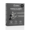 Easy Toys Big Nipple Clamps w/Chain - Silver - Bondage Blindfolds & Restraints