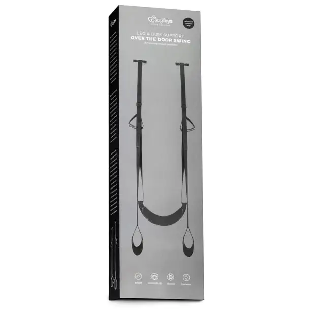 Easy Toys Door Leg & Bum Support Over The Door Swing - Black - Position Aids & Swings