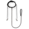 Easy Toys Faux Leather Collar w/Nipple Chains - Black - Bondage Blindfolds & Restraints
