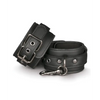 Easy Toys Faux Leather Handcuffs - Black - Bondage Blindfolds & Restraints