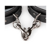 Easy Toys Faux Leather Handcuffs - Black - Bondage Blindfolds & Restraints