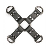 Easy Toys Faux Leather Hogtie - Black - Bondage Blindfolds & Restraints
