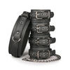 Easy Toys Fetish Set w/Collar Ankle & Wrist Cuffs - Black - Bondage Blindfolds & Restraints