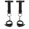 Easy Toys Over The Door Wrist Cuffs - Black - Bondage Blindfolds & Restraints
