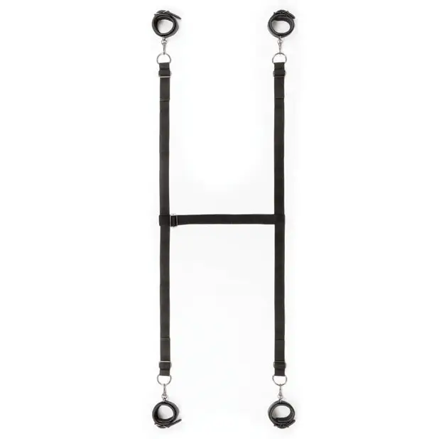 Easy Toys Under Mattress Bondage Set - Black - Bondage Blindfolds & Restraints