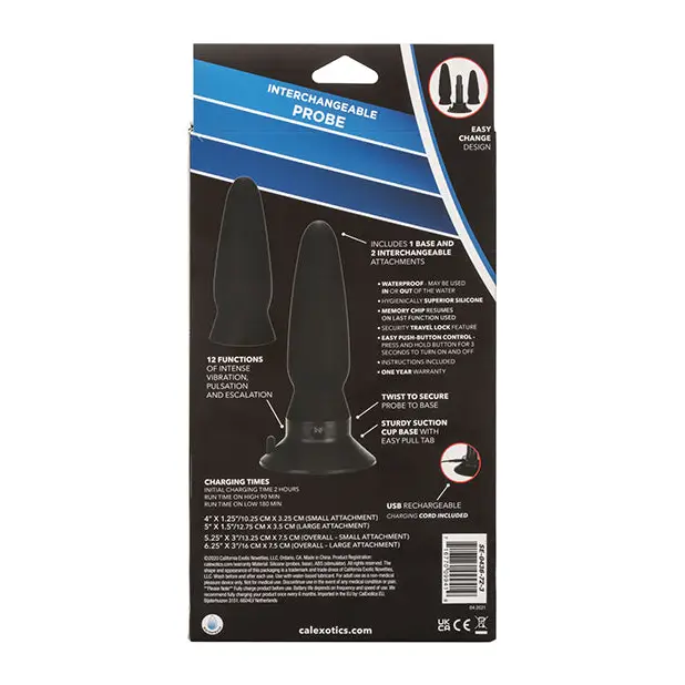 Eclipse Interchangeable Probe - Black - Anal Products