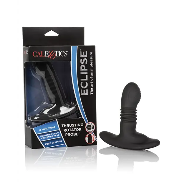 Eclipse Thrusting Rotator Probe - Black - Anal Products