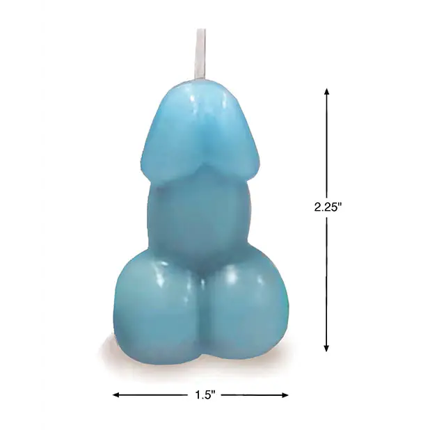 Eden’s Penis Candle - Blue - Vanilla - Setting The Mood