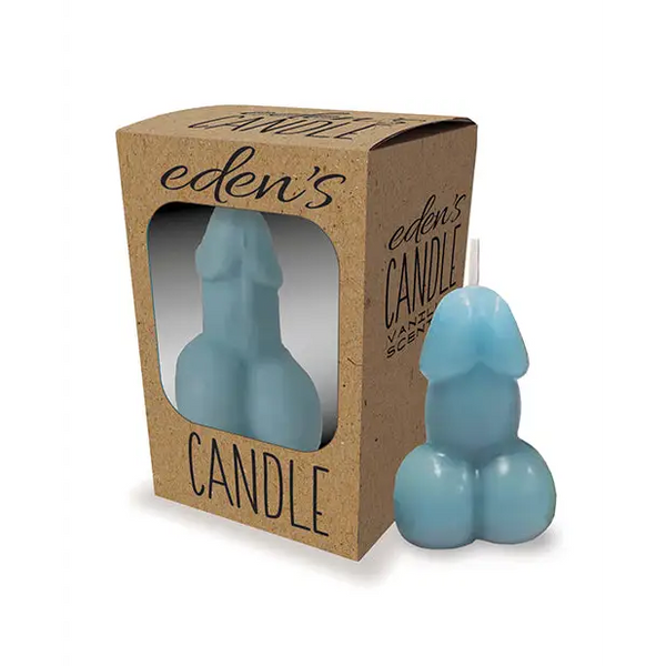 Eden’s Penis Candle - Blue - Vanilla - Setting The Mood