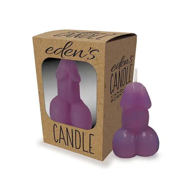 Eden’s Penis Candle - Purple - Vanilla - Setting The Mood