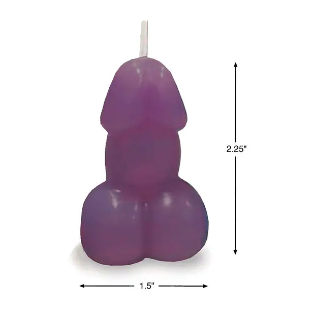 Eden’s Penis Candle - Purple - Vanilla - Setting The Mood