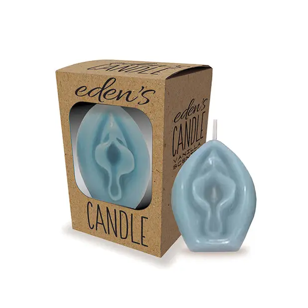 Eden’s Vagina Candle - Blue - Vanilla - Setting The Mood