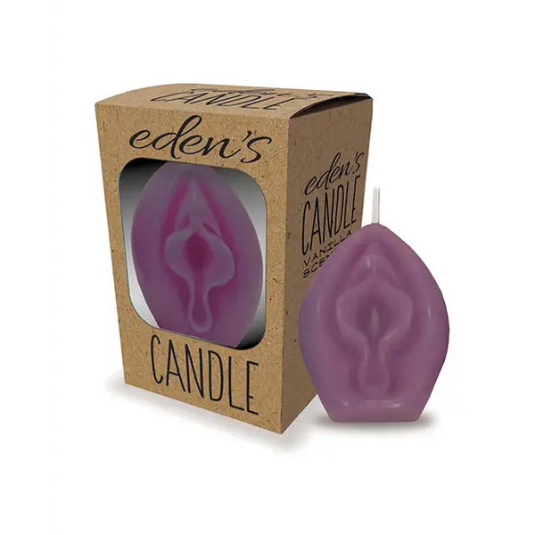 Eden’s Vagina Candle - Purple - Vanilla - Setting The Mood