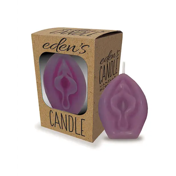 Eden’s Vagina Candle - Purple - Vanilla - Setting The Mood