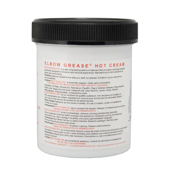 Elbow Grease Hot Cream - 4 oz Jar