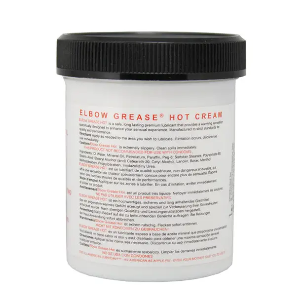 Elbow Grease Hot Cream - 4 oz Jar