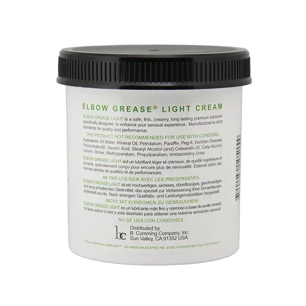 Elbow Grease Light Cream Jar - 15 oz