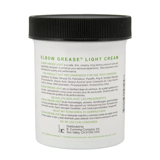 Elbow Grease Light Cream Jar - 4 oz