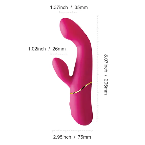 Elda G Spot Vibrator & Rubbing Clit Stimulator - Pink - Vibrators