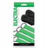 Electra Bed Restraint Straps - Green - Bondage Blindfolds & Restraints