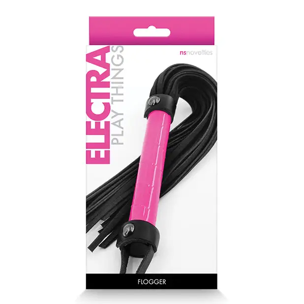 Electra Flogger - Pink - Bondage Blindfolds & Restraints