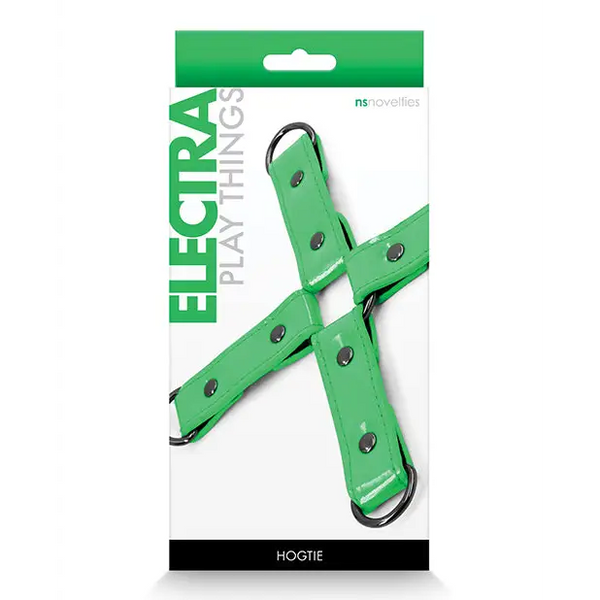 Electra Hog Tie - Green - Bondage Blindfolds & Restraints