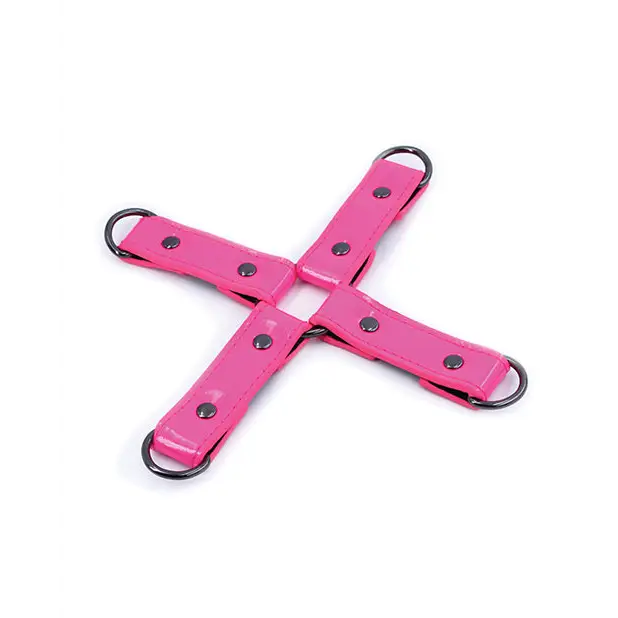 Electra Hog Tie - Pink - Bondage Blindfolds & Restraints