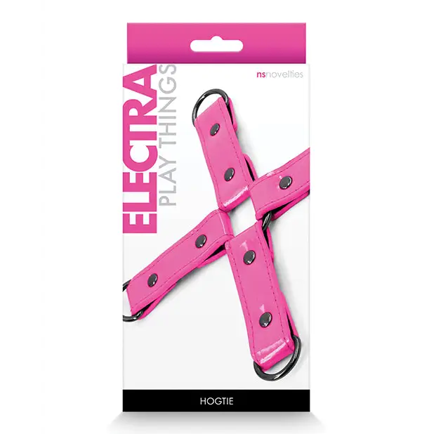 Electra Hog Tie - Pink - Bondage Blindfolds & Restraints