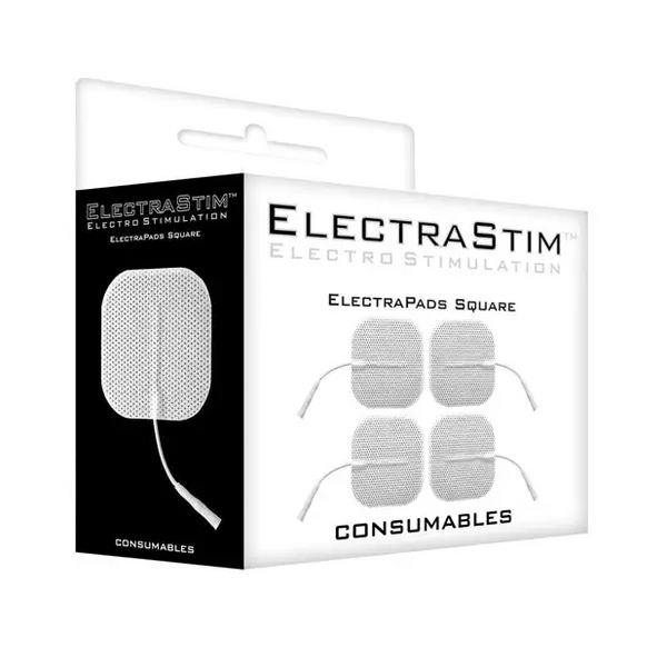 ElectraStim Accessory - Square Self Adhesive Pads (Pack of 4) - Stimulators