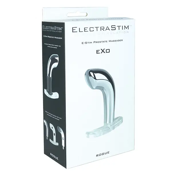 ElectraStim Exo Rogue Prostate Massager - Silver - Stimulators