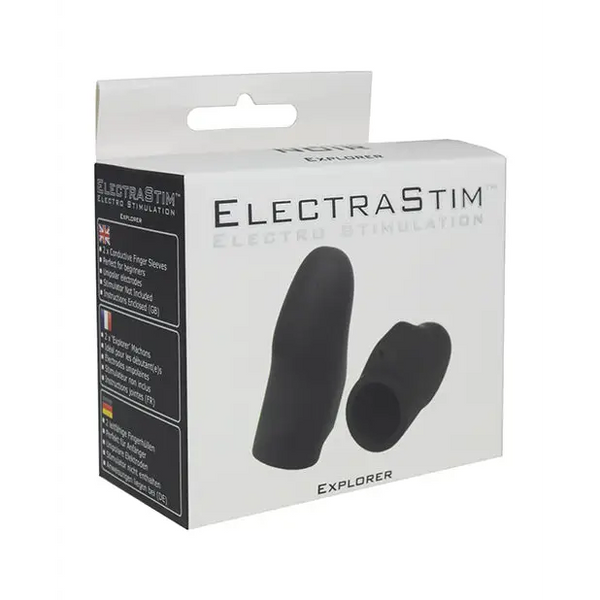 ElectraStim Explorer Electro Finger Sleeves - Black - Stimulators