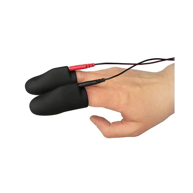 ElectraStim Explorer Electro Finger Sleeves - Black - Stimulators
