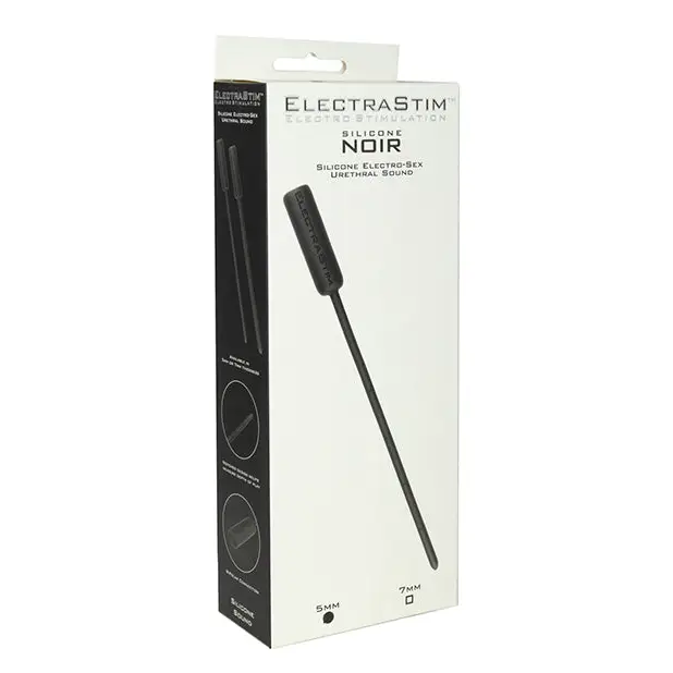 ElectraStim Silicone Noir Flexible Electro Sound - 5mm - Stimulators