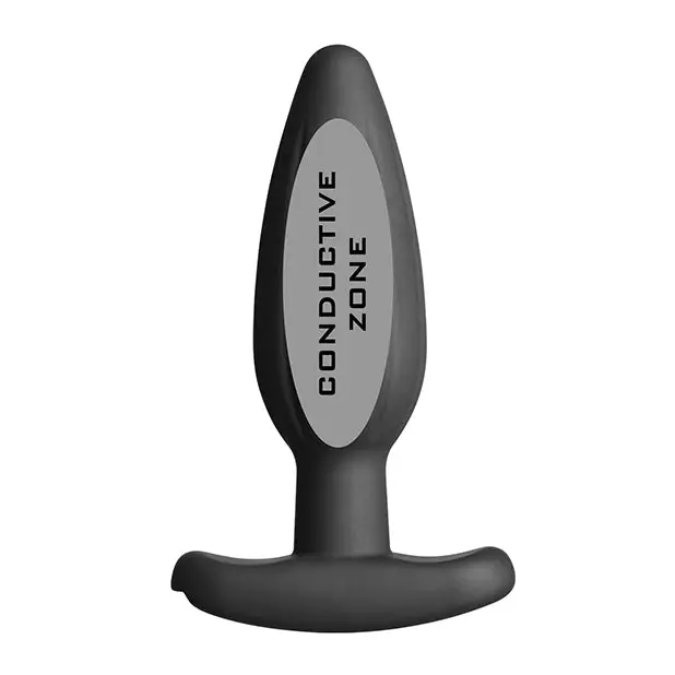 ElectraStim Silicone Noir Rocker Butt Plug - Medium - Stimulators